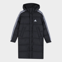 Adidas 阿迪达斯 男外套保暖防风舒适休闲长款连帽羽绒服EH3993
