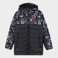 Adidas 阿迪达斯 男外套运动服棉袄时尚休闲保暖连帽棉服DX9066