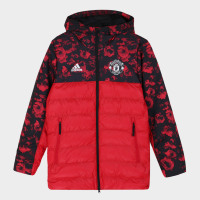 Adidas 阿迪达斯 男外套运动服棉袄时尚休闲保暖连帽棉服DX9067