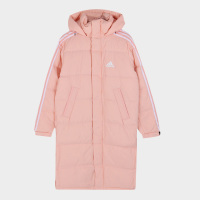 Adidas 阿迪达斯 女外套 保暖防风舒适休闲长款连帽羽绒服FQ2087