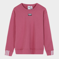 Adidas 三叶草 男上衣 运动服跑步训练时尚休闲宽松舒适保暖圆领卫衣 EK2980