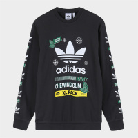 Adidas 三叶草 男上衣 运动服跑步训练时尚休闲宽松舒适保暖圆领卫衣 FP7705