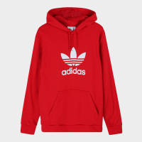 Adidas 三叶草 男上衣 运动服跑步训练时尚休闲宽松舒适保暖连帽卫衣 EJ9680