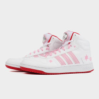 Adidas neo阿迪达斯 女鞋 HOOPS 2.0 MID小白鞋时尚透气耐磨高帮休闲鞋FW8031