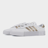 Adidas 三叶草阿迪达斯 女鞋 SAMBAROSE经典复古松糕厚底休闲板鞋小白鞋 FW5392