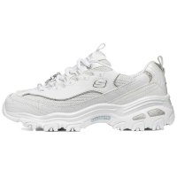 Skechers斯凯奇 女鞋 D'LITES厚底增高熊猫鞋缓震透气复古休闲鞋 12241/WSL