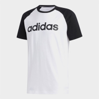 Adidas阿迪达斯NEO男子圆领运动训练健身跑步短袖T恤