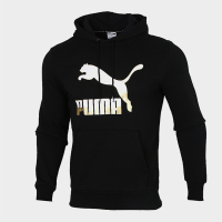 PUMA彪马男子运动连帽logo休闲套头衫卫衣599300-51