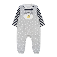 婴姿坊秋季婴儿套装周岁宝宝装新生儿背带裤t恤套装两件套婴姿坊秋季婴儿套装周岁宝宝装新生儿背带裤t恤套装两件套