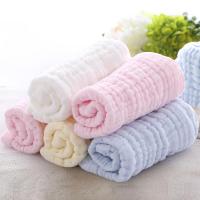 图强【五条装】婴儿六层纯棉布方巾纱布毛巾口水巾