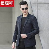 恒源祥西服男 2019春季新款单排扣便服单西商务休闲男士西装外套