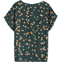 恒源祥妈妈款春装时尚雪纺衬衫中老年女夏装碎花上衣薄套头T恤女