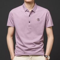 恒源祥夏季新款短袖T恤男 中年爸爸装翻领商务休闲冰丝Polo衫