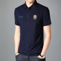 恒源祥夏季男士休闲Polo衫中年潮流时尚翻领丝光棉短袖T恤男