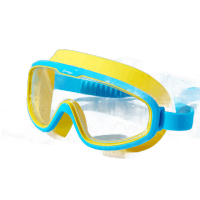 李宁（LI-NING）儿童大框泳镜 男童女童游泳镜高清防水防雾游泳镜潜水护目镜319