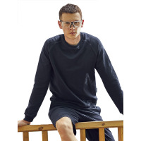 美式休闲秋季男士长袖宽松运动套头圆领纯色卫衣A91183MT118