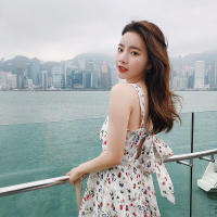 2018女装新款ins超火的裙子仙女碎花连衣裙夏