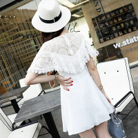 夏装 蕾丝斗篷连衣裙