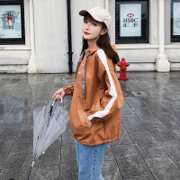 2018秋冬新款韩版工装风休闲宽松BF学生连帽外套