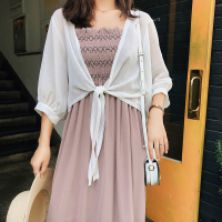 2018初秋防晒衣短款披肩百搭女装小开衫外搭