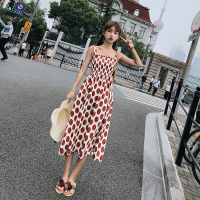 连衣裙女夏2018新款韩版小清新带连衣裙