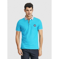 GA男装夏季纯棉男士短袖T恤刺绣上衣polo衫青年潮牌