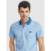 GA男装夏季纯色短袖T恤男士翻领上衣打底衫简约商务保罗polo衫潮