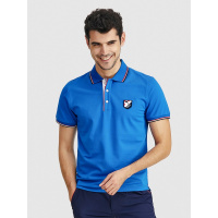 GA男装夏季商务休闲T恤男短袖纯色简约上衣打底衫有领保罗polo衫