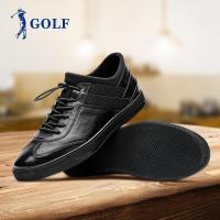 GOLF高尔夫懒人鞋男春季新款一脚蹬男鞋百搭韩版潮流休闲鞋头层牛皮男士休闲皮鞋