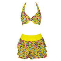 古今爱她 游泳衣比基尼海边度假沙滩内衣分体式泳装女 9HT098