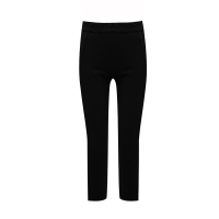 古今女士简约设计弹力黑色运动九分裤时尚修身打底女裤 1GE07
