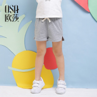 欧莎女童短裤儿童休闲裤夏季女孩五分短裤童装针织裤女童裤子