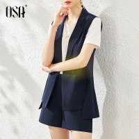 OSA气质女神范OL职业装套装2020年新款女夏季时尚西装短裤两件套