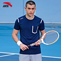 安踏男士运动T恤短袖anta夏新款官方正品男子户外健身速干透气圆15723146