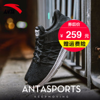 安踏男鞋跑步鞋2019春季新款防滑耐磨休闲跑鞋运动鞋男11815554