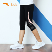 安踏童装女童运动裤2019夏款儿童七分裤女中大童女生裤子36828788
