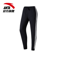 安踏女士下装2019年春季针织运动长裤休闲舒适长裤