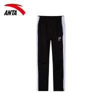 安踏运动长裤男装2019秋季新款休闲针织小脚长裤收口跑步男裤