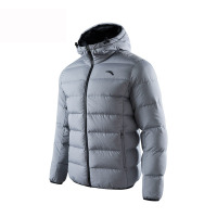 安踏男装羽绒服2019冬季新款舒适保暖风尚加厚连帽羽绒服