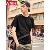 AMH韩版男装夏装2018新款潮流青年印花休闲套头短袖T恤OJ8140燊