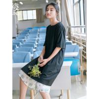 素缕夏装2018新款女套装裙中长款裙子复古连衣裙两件套DS8212尛