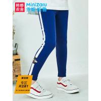 噺米妮哈鲁童装2018秋装新款女童韩版中大童儿童打底裤YO9722畵