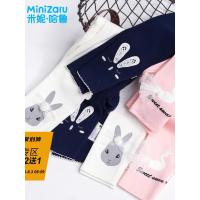 噺米妮哈鲁童装女童打底裤2018秋装新款婴幼儿弹力长裤子YY8098瑤