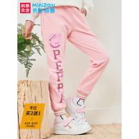 噺米妮哈鲁小猪佩奇童装2018秋装新款女童韩版儿童休闲裤XE8812