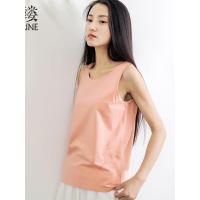 素缕夏装2018新款女印花打底吊带百搭无袖内搭背心女SY6251竸