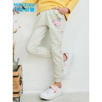 噺米妮哈鲁小猪佩奇童装2018秋装新款女童裤子儿童休闲款XE8813