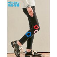 米妮哈鲁童装2018秋冬新款韩版裤子女童长裤中大童打底裤ZY9098鋐