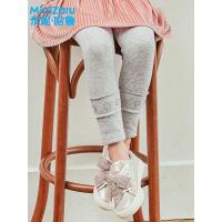 米妮哈鲁童装2018冬装新款女童韩版儿童加绒打底裤裤子ZH9183燚