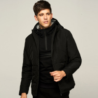 【修身】连帽简约轻便男士羽绒服
