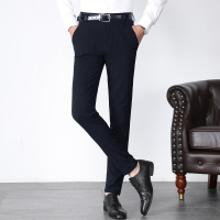 enk2018冬季新款【立体剪裁 完美比例】新款韩版简约风商务百搭舒适实用斜插袋微弹气质款精致纹理帅气显瘦修身小直筒男士